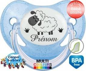 Moutons prairie + prénom: Sucette Physiologique-su7.fr