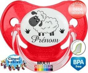 Moutons prairie + prénom: Sucette Physiologique-su7.fr