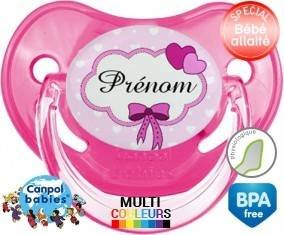 Princesse et noeud + prénom: Sucette Physiologique-su7.fr