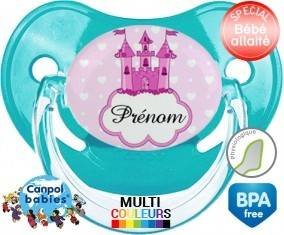 Princesse château + prénom: Sucette Physiologique-su7.fr
