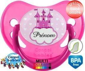 Princesse château + prénom: Sucette Physiologique-su7.fr