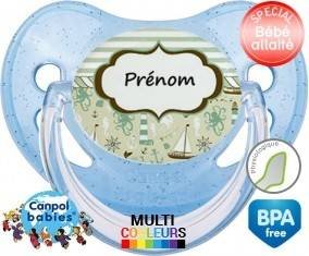 Marin + prénom: Sucette Physiologique-su7.fr