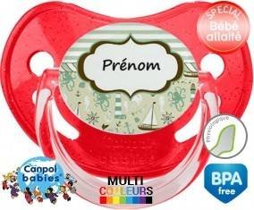 Marin + prénom: Sucette Physiologique-su7.fr