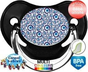 Motif oeil grec turc: Sucette Physiologique-su7.fr