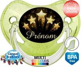 Étoile brillante + prénom: Sucette Physiologique-su7.fr