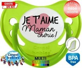 Je t'aime maman chérie style 2: Sucette Physiologique-su7.fr