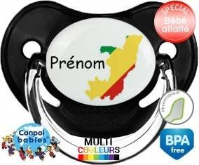 Drapeau congo + prénom: Sucette Physiologique-su7.fr