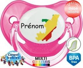 Drapeau congo + prénom: Sucette Physiologique-su7.fr