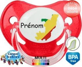 Drapeau congo + prénom: Sucette Physiologique-su7.fr