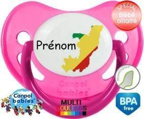 Drapeau congo + prénom: Sucette Physiologique-su7.fr