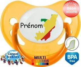 Drapeau congo + prénom: Sucette Physiologique-su7.fr