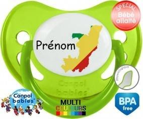 Drapeau congo + prénom: Sucette Physiologique-su7.fr