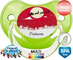 Noël renne + prénom: Sucette Physiologique-su7.fr