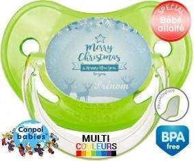 Christmas rennes + prénom: Sucette Physiologique-su7.fr