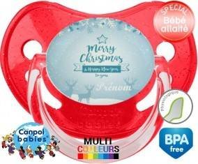 Christmas rennes + prénom: Sucette Physiologique-su7.fr