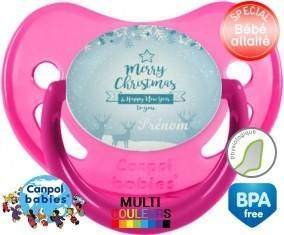 Christmas rennes + prénom: Sucette Physiologique-su7.fr