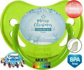 Christmas rennes + prénom: Sucette Physiologique-su7.fr