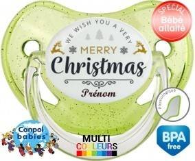 Christmas merry + prénom: Sucette Physiologique-su7.fr