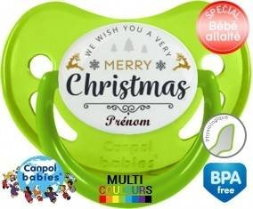 Christmas merry + prénom: Sucette Physiologique-su7.fr