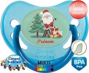 Père noël et sapin + prénom: Sucette Physiologique-su7.fr