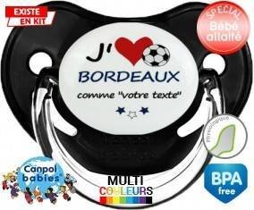 J'aime bordeaux + prénom: Sucette Physiologique-su7.fr