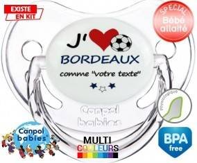J'aime bordeaux + prénom: Sucette Physiologique-su7.fr