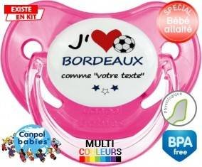 J'aime bordeaux + prénom: Sucette Physiologique-su7.fr