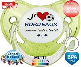 J'aime bordeaux + prénom: Sucette Physiologique-su7.fr