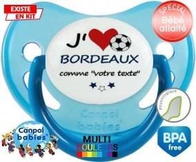 J'aime bordeaux + prénom: Sucette Physiologique-su7.fr