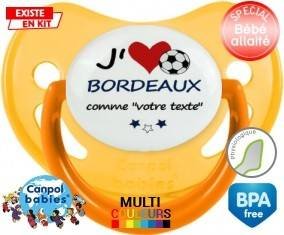 J'aime bordeaux + prénom: Sucette Physiologique-su7.fr