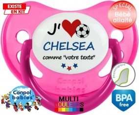 J'aime chelsea + prénom: Sucette Physiologique-su7.fr