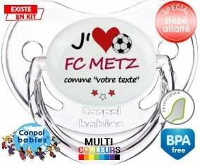 J'aime fc metz + prénom: Sucette Physiologique-su7.fr