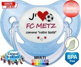 J'aime fc metz + prénom: Sucette Physiologique-su7.fr