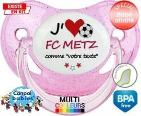 J'aime fc metz + prénom: Sucette Physiologique-su7.fr