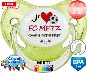 J'aime fc metz + prénom: Sucette Physiologique-su7.fr