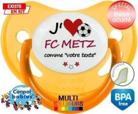 J'aime fc metz + prénom: Sucette Physiologique-su7.fr