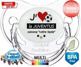 J'aime la juventus + prénom: Sucette Physiologique-su7.fr