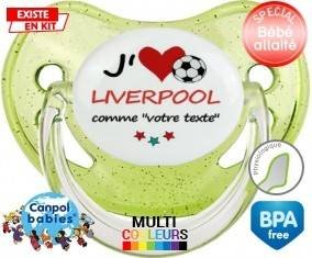 J'aime liverpool + prénom : Sucette Physiologique