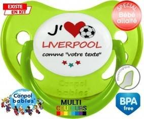 J'aime liverpool + prénom: Sucette Physiologique-su7.fr