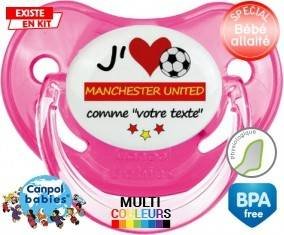 J'aime manchester united + prénom: Sucette Physiologique-su7.fr