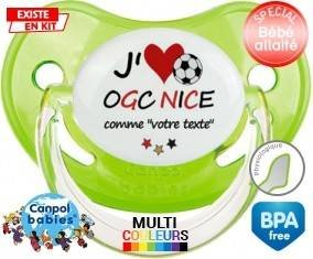 J'aime ogc nice + prénom: Sucette Physiologique-su7.fr