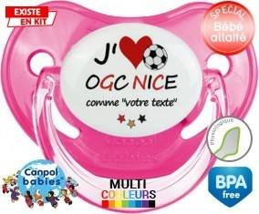 J'aime ogc nice + prénom: Sucette Physiologique-su7.fr