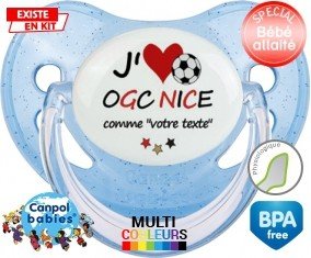 J'aime ogc nice + prénom: Sucette Physiologique-su7.fr