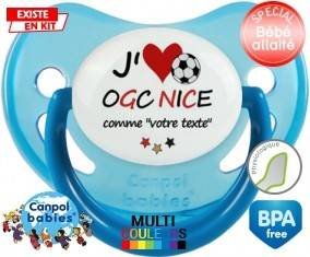 J'aime ogc nice + prénom: Sucette Physiologique-su7.fr