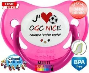 J'aime ogc nice + prénom: Sucette Physiologique-su7.fr