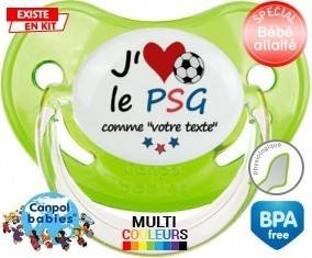 J'aime le psg + prénom: Sucette Physiologique-su7.fr