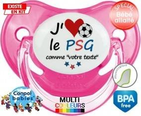 J'aime le psg + prénom: Sucette Physiologique-su7.fr