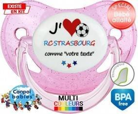 J'aime rc strasbourg + prénom: Sucette Physiologique-su7.fr