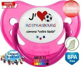 J'aime rc strasbourg + prénom: Sucette Physiologique-su7.fr