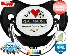 J'aime real madrid + prénom: Sucette Physiologique-su7.fr